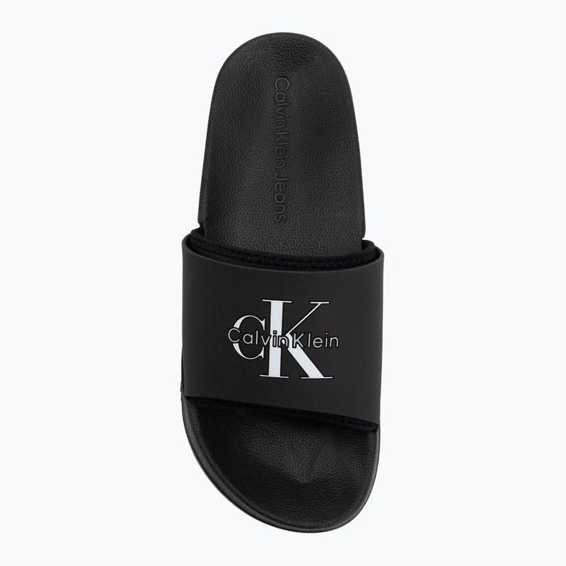 Men's slides Calvin Klein HM0HM02229 Ess Rubber Neoprene triple black 5