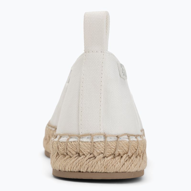 Women's espadrilles Calvin Klein HW0HW02931 Oblique Canvas Off White 6
