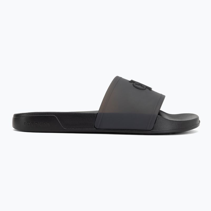 Women's slides Calvin Klein HW0HW02959 Ess triple black 2