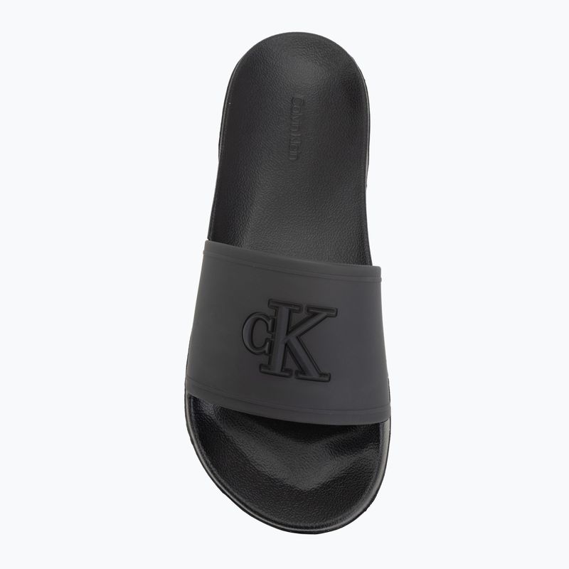 Women's slides Calvin Klein HW0HW02959 Ess triple black 5