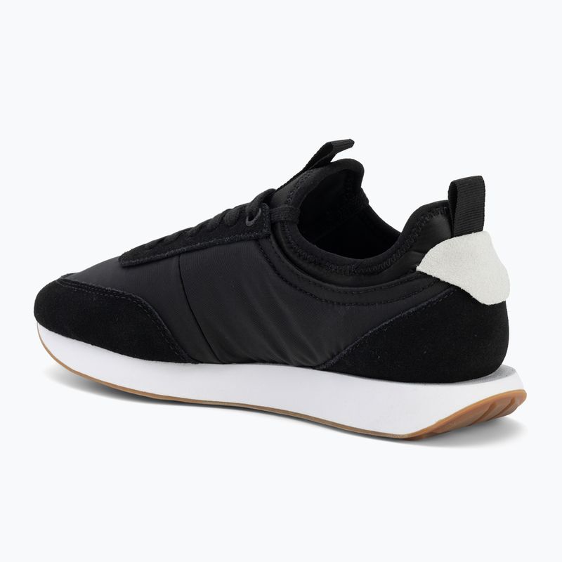 Women's shoes Calvin Klein YW0YW02060 Retro Runner Sock Laceup Mix Mat black/bright white 3