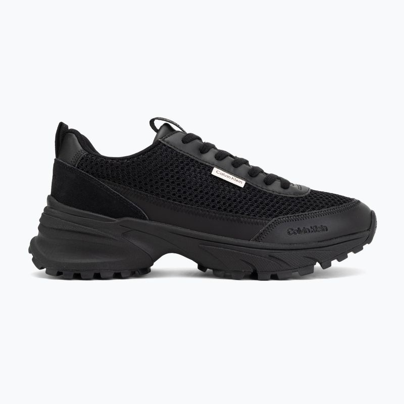 Women's shoes Calvin Klein HW0HW03000 Hike Runner Lup Lin Mesh triple black 2