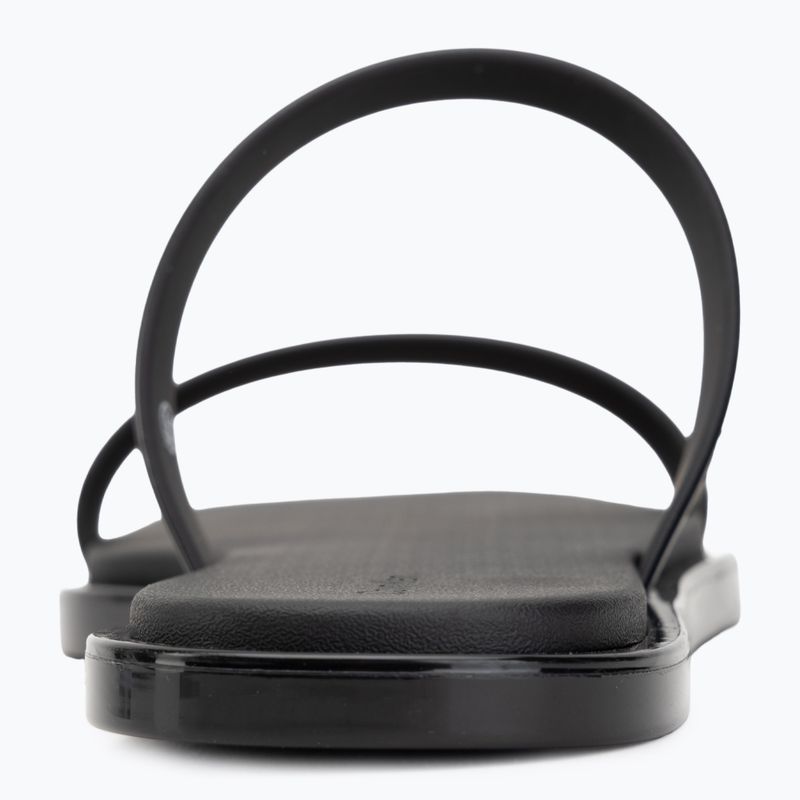 Women's slides Calvin Klein HW0HW02963 Jelly Doub Bar Shiny triple black 6