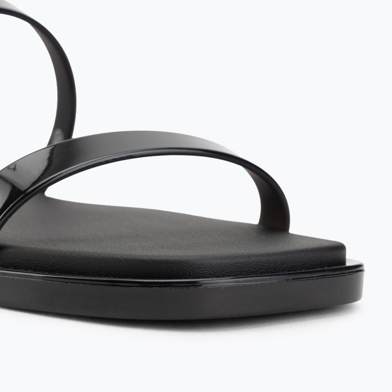 Women's slides Calvin Klein HW0HW02963 Jelly Doub Bar Shiny triple black 7