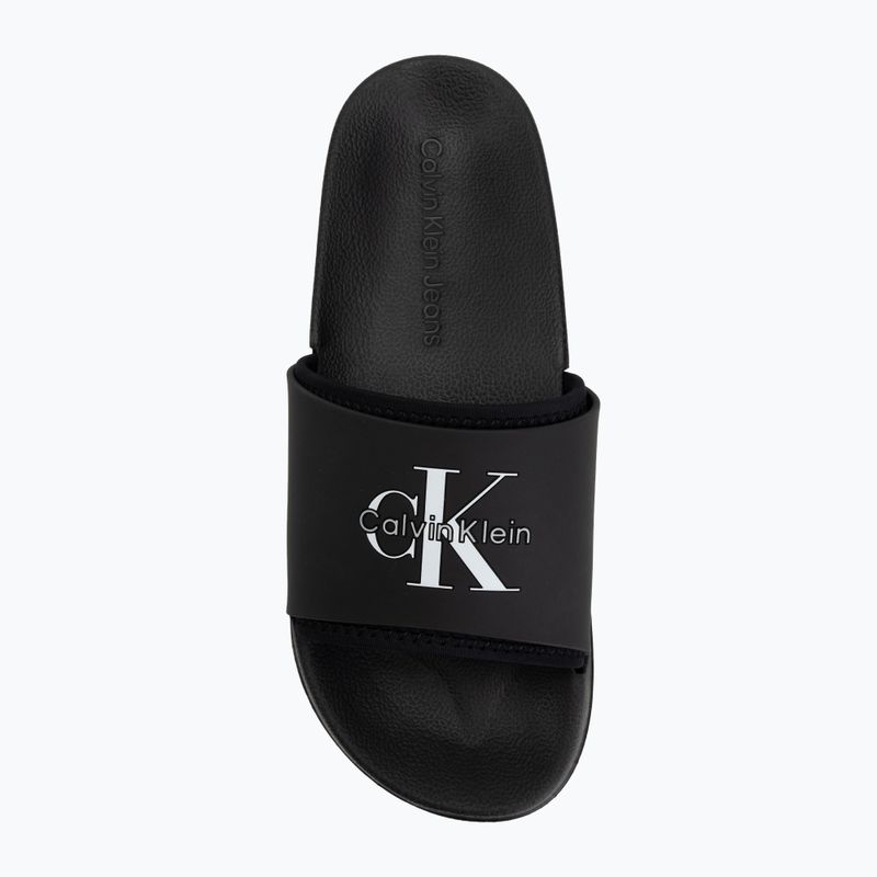 Women's slides Calvin Klein Ess Rubber Neoprene black/bright white 5