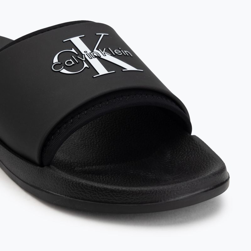 Women's slides Calvin Klein Ess Rubber Neoprene black/bright white 7