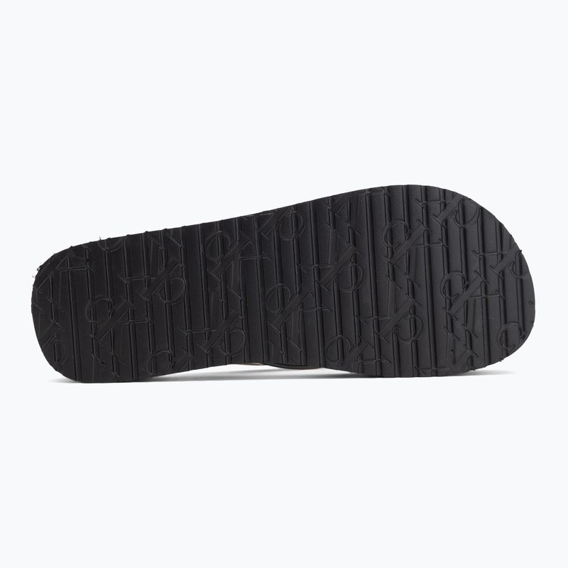 Women's flip-flops Calvin Klein HW0HW03120 Flatform triple black 4