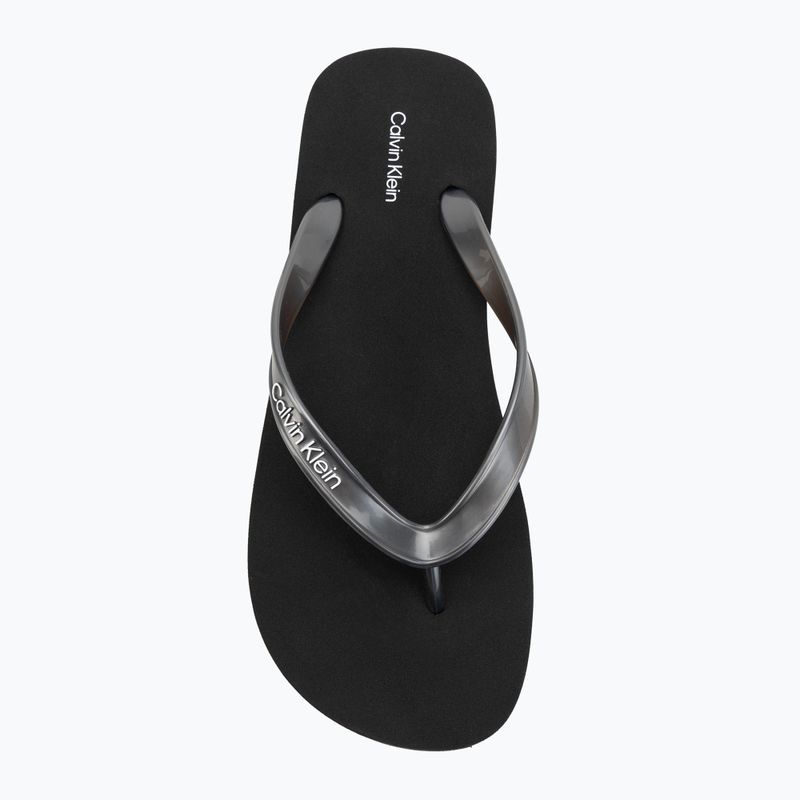 Women's flip-flops Calvin Klein HW0HW03120 Flatform triple black 5