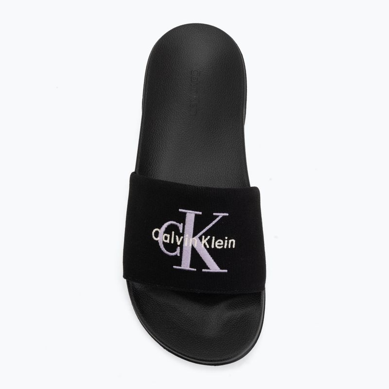Slides Calvin Klein HW0HW02958 Ess black/soft levander 5