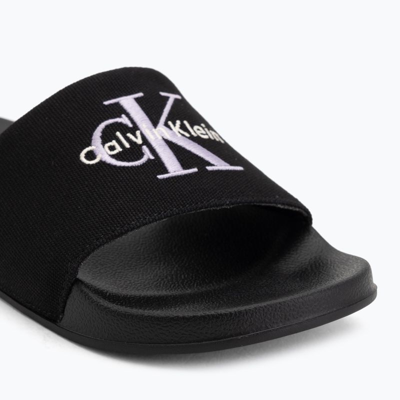 Slides Calvin Klein HW0HW02958 Ess black/soft levander 7
