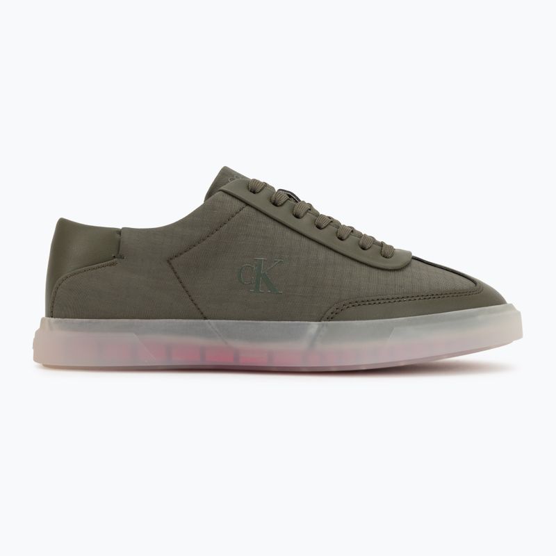 Women's shoes Calvin Klein HW0HW02977 Low Pro Cups Laceup Ripst deep lichen green/pink yarrow 2