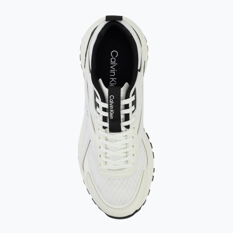 Women's shoes Calvin Klein HW0HW03002 Hike Run Ckstripe Mesh bright white/black 5