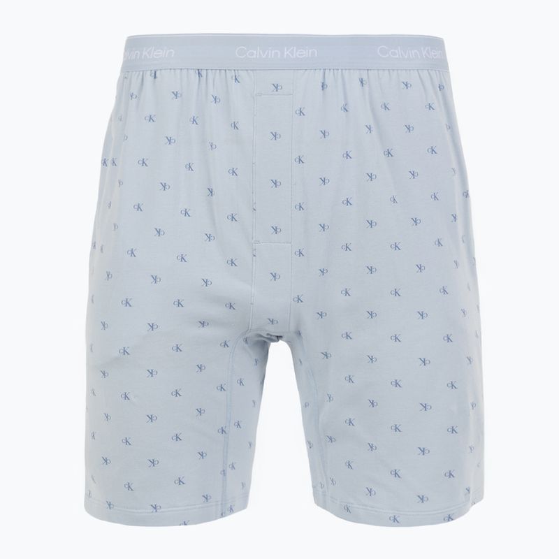 Men's pajamas Calvin Klein LV00NM2900 breezy blue top w/diamond logo 6