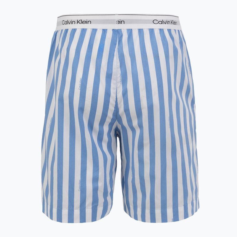 Men's pajamas Calvin Klein LV00NM2903 classic white top/vertical boardway 7