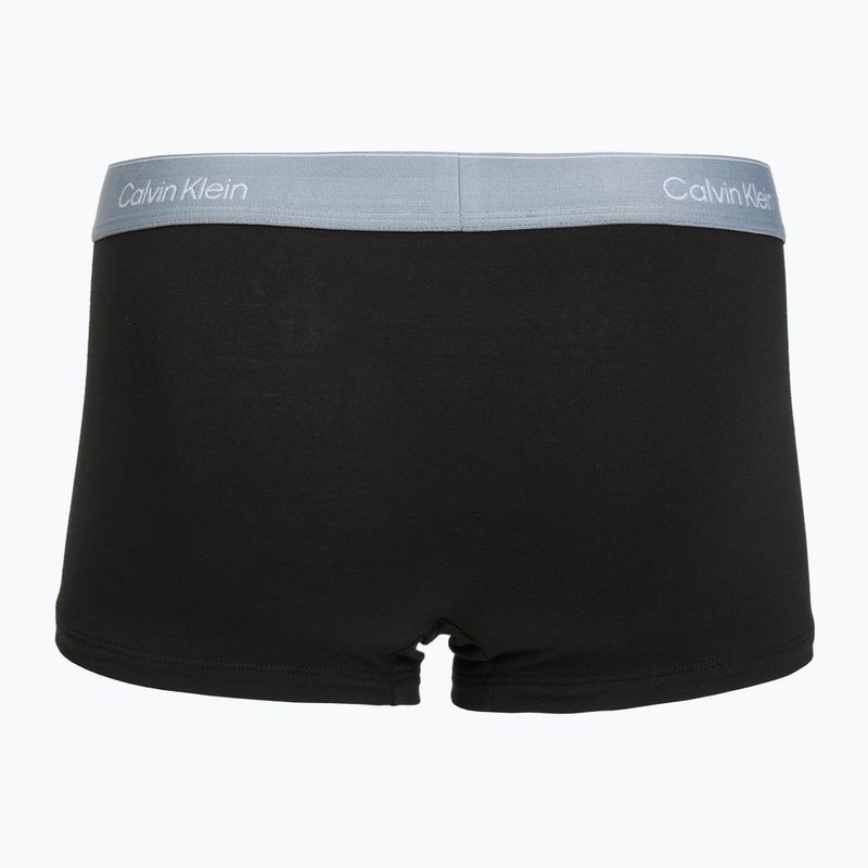 Men's boxers Calvin Klein LV00NB4390 Low Rise Trunk 5 pairs black wb/blue descent wb/green bi/kahki 7