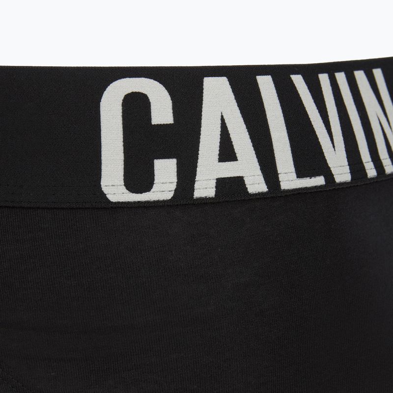 Men's briefs Calvin Klein 000NB3607A Hip Brief 3 pairs black w/oatmeal logo/black w/age 6