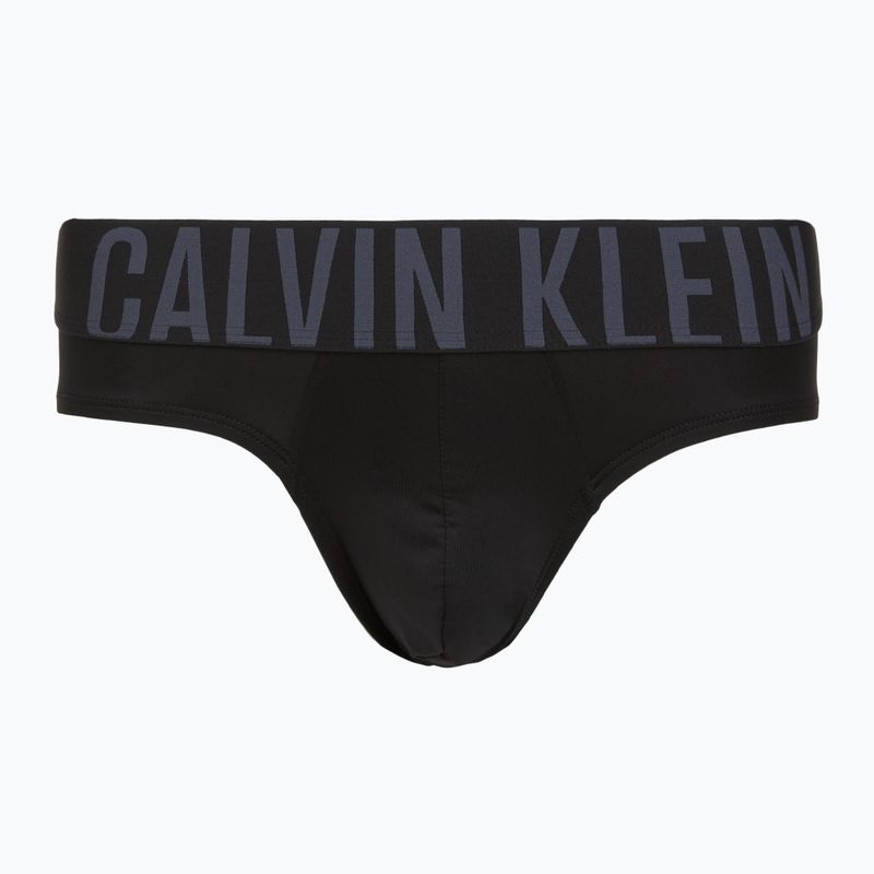 Men's briefs Calvin Klein 000NB3610A Hip Brief 3 pairs black w/ombre blue logo/black w/c 5
