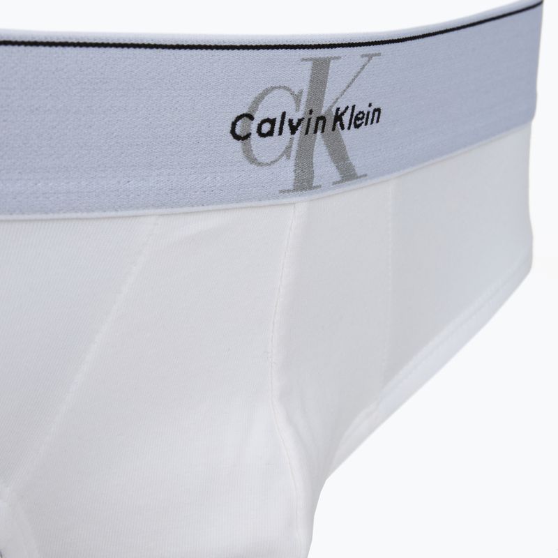 Men's briefs Calvin Klein LV00NB4471 Hip Brief 3 pairs black/misty grey/white 6