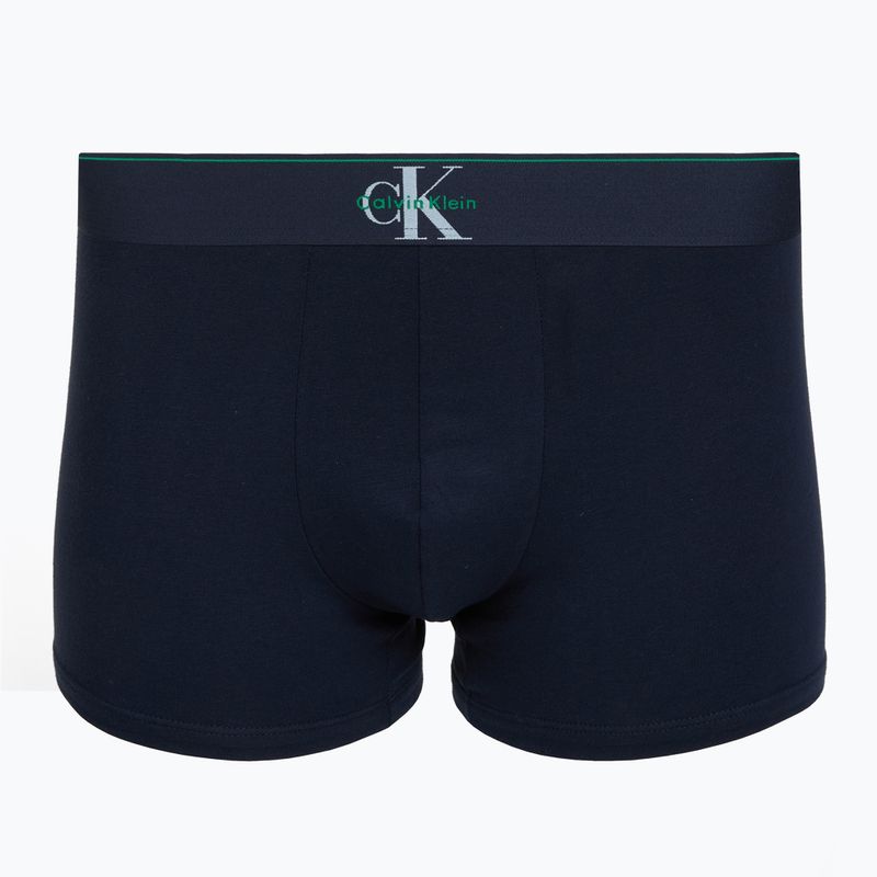 Men's boxers Calvin Klein LV00NB4472 Trunk 3 pairs shoreline/mardi gras green/cent s 4