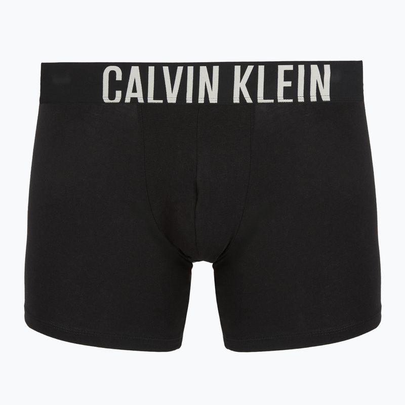 Boxers Calvin Klein 000NB3609A Boxer Brief 3 pairs black w/oatmeal logo/black w/age 2