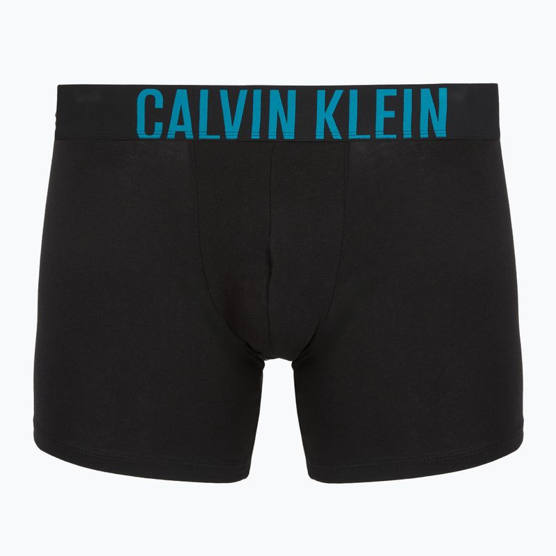 Boxers Calvin Klein 000NB3609A Boxer Brief 3 pairs black w/oatmeal logo/black w/age 3