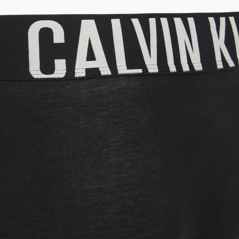 Boxers Calvin Klein 000NB3609A Boxer Brief 3 pairs black w/oatmeal logo/black w/age 6