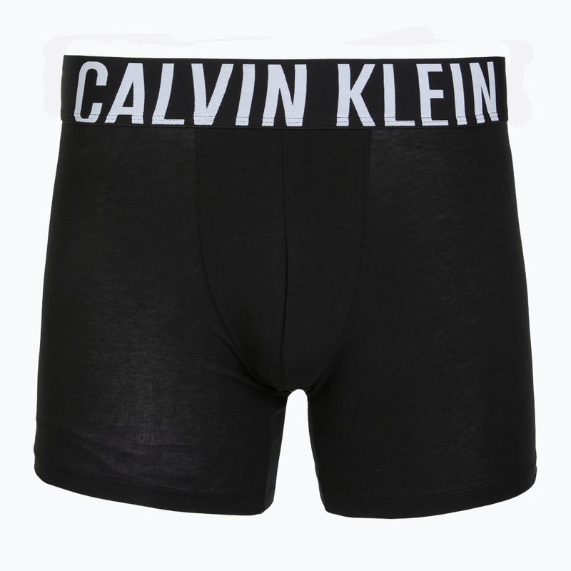 Boxers Calvin Klein 000NB3609A Boxer Brief 3 pairs black w/harbor mist logo/black w 6