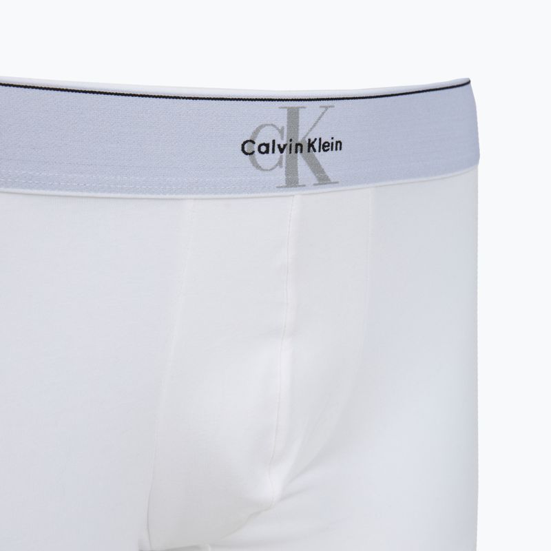 Men's boxer shorts Calvin Klein LV00NB4472 Trunk 3 pairs black/misty grey/white 4