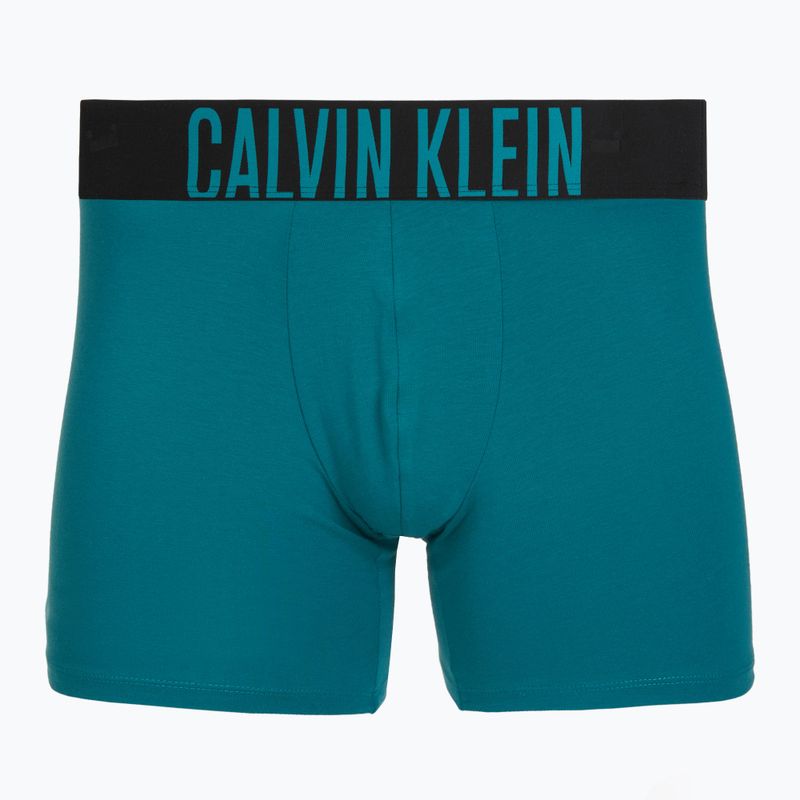 Boxers Calvin Klein 000NB3609A Boxer Brief 3 pairs oatmeal/aged redwood/bright turquoi 3