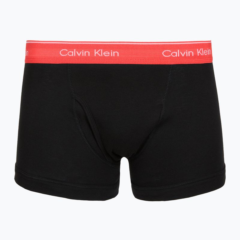 Boxers Calvin Klein LV00NB1897 Trunk 5 pairs black bodies w/black/misty grey/purple 5