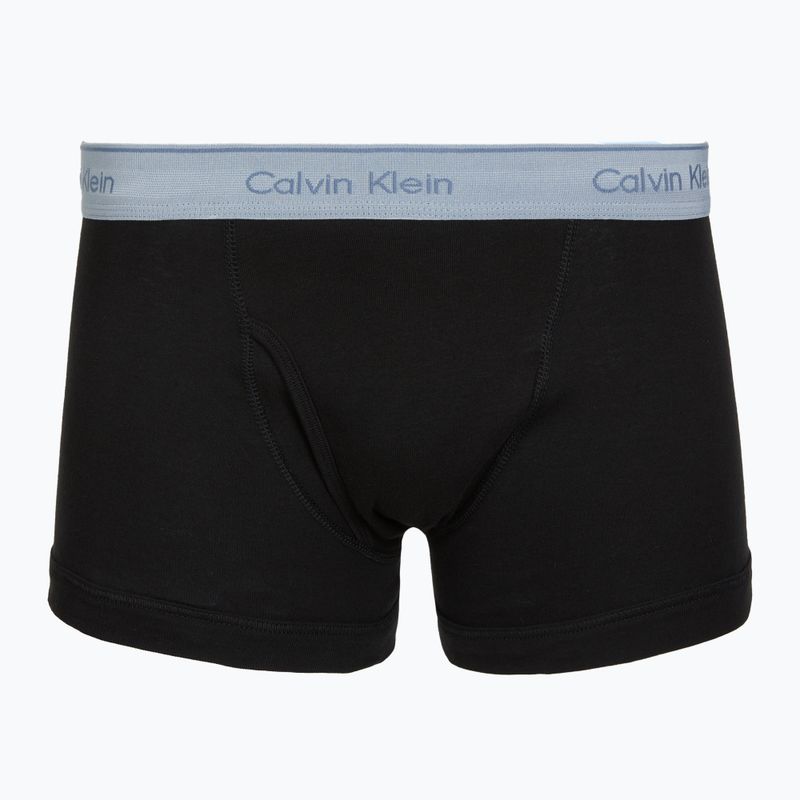 Boxers Calvin Klein LV00NB1897 Trunk 5 pairs black bodies w/black/misty grey/purple 6