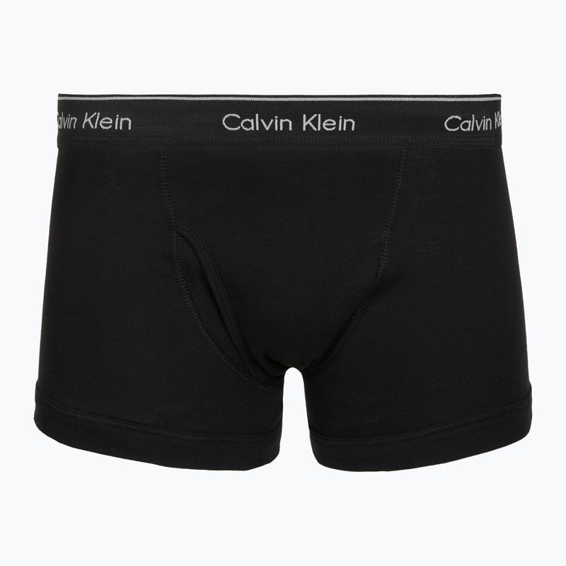 Boxers Calvin Klein LV00NB1897 Trunk 5 pairs black bodies w/black/misty grey/purple 7