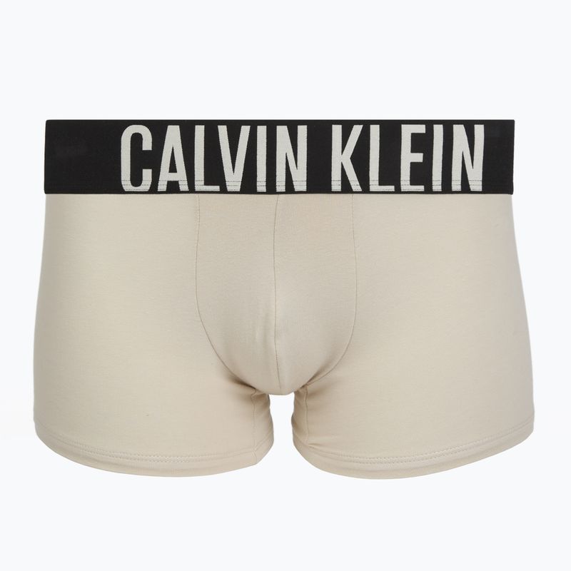 Men's boxer briefs Calvin Klein 000NB3608A Trunk 3 pairs oatmeal/aged redwood/bright turquoi 2