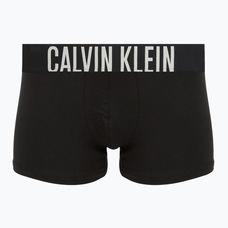 Men's boxer briefs Calvin Klein 000NB3608A Trunk 3 pairs black w/oatmeal logo/black w/age 2