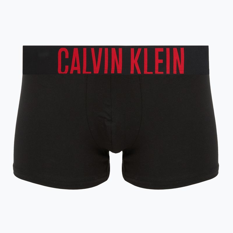 Men's boxer briefs Calvin Klein 000NB3608A Trunk 3 pairs black w/oatmeal logo/black w/age 4