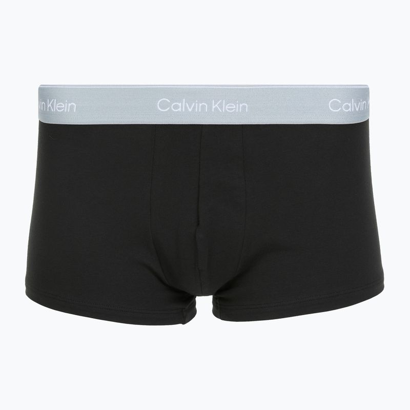 Boxers Calvin Klein LV00NB4389 Low Rise Trunk 3 pairs black/adrenaline rush/white/black 2