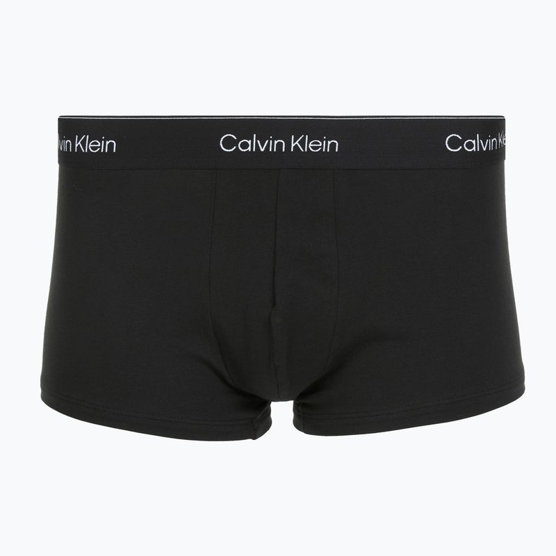 Boxers Calvin Klein LV00NB4389 Low Rise Trunk 3 pairs black/adrenaline rush/white/black 4