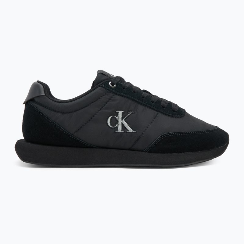Men's shoes Calvin Klein YM0YM01361 Retro Runner Essential MIX MAT triple black 2