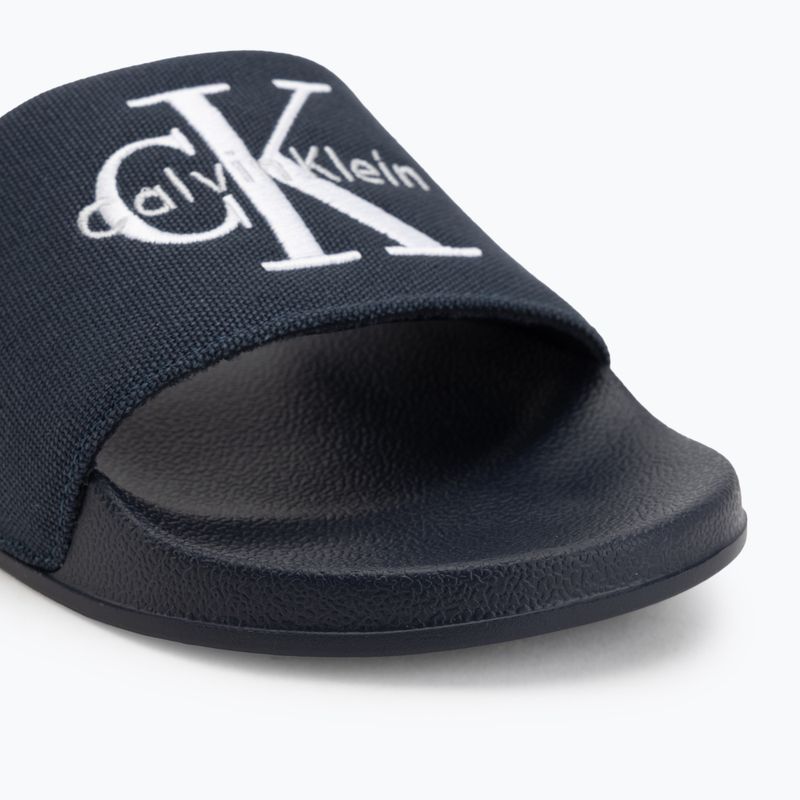 Men's slides Calvin Klein YM0YM01393 Ess ck navy 7