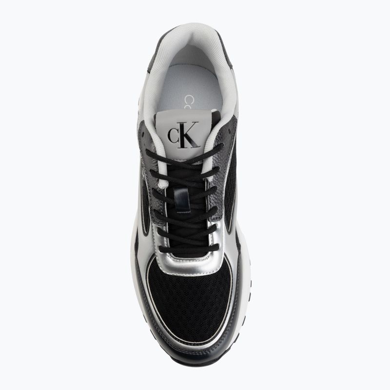 Men's shoes Calvin Klein YM0YM01402 Hike Runner Laceup Mesh Mix black/silver 5