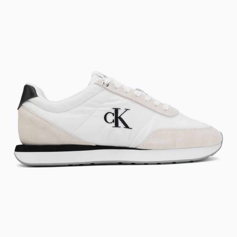 Women's shoes Calvin Klein YW0YW01990 Retro Runner Lace Up Nylon MG bright white/black 2