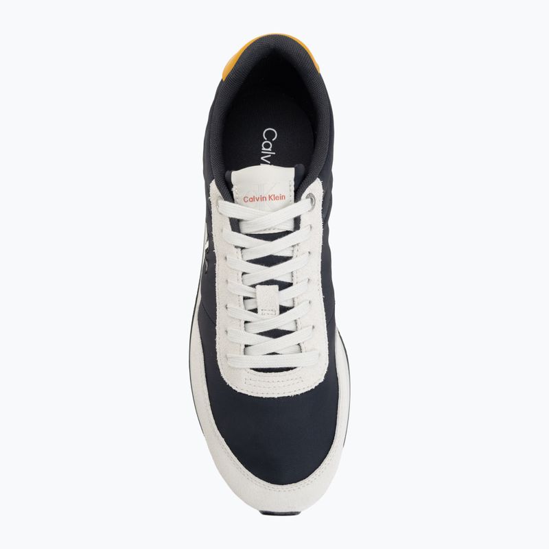 Men's shoes Calvin Klein YM0YM01361 Retro Runner Ess Mix Mat vaporous white/casual bluee/cooling 5