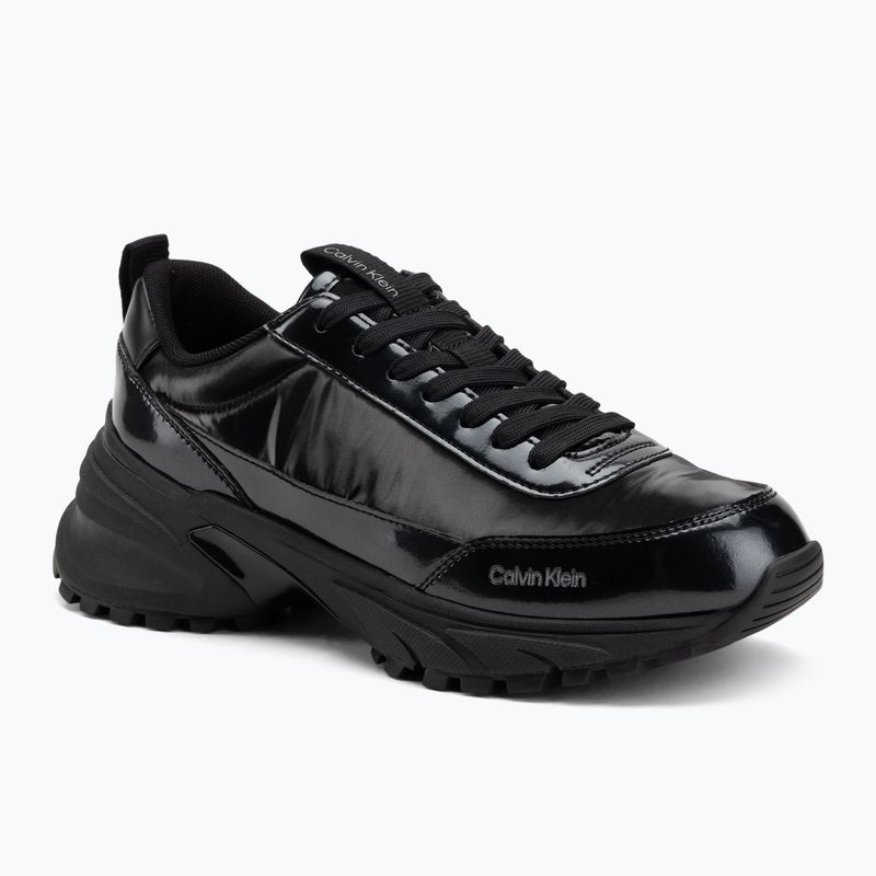 Women's shoes Calvin Klein YW0YW02043 Hike Runner Lace Up Pearl Nylon triple black