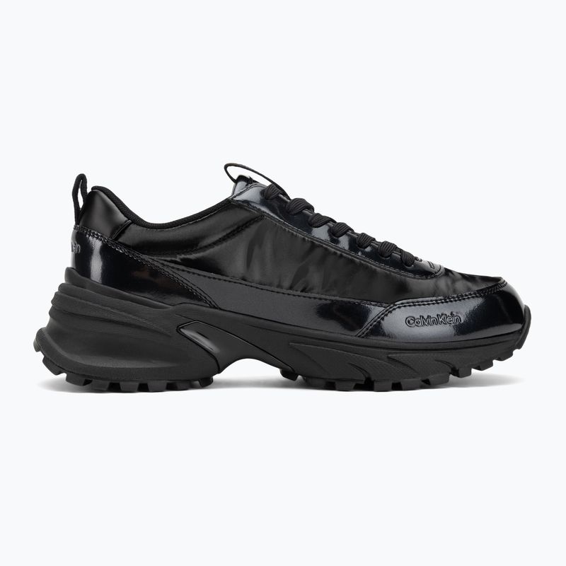 Women's shoes Calvin Klein YW0YW02043 Hike Runner Lace Up Pearl Nylon triple black 2