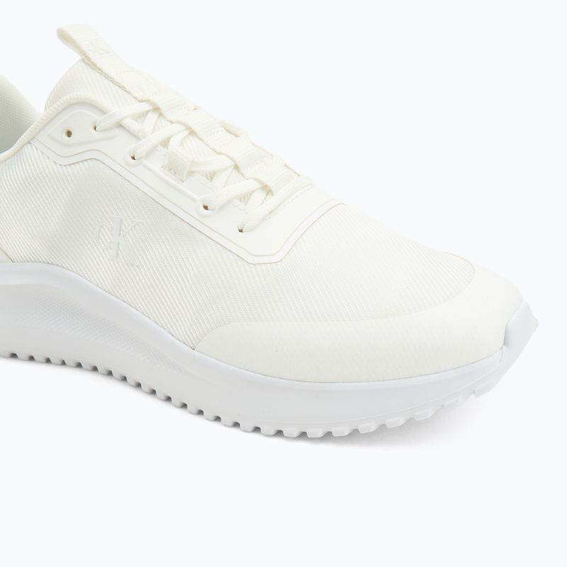 Men's shoes Calvin Klein YM0YM01442 Eva Runner Lace Up Mat Mix 0GJ triple bright white 7