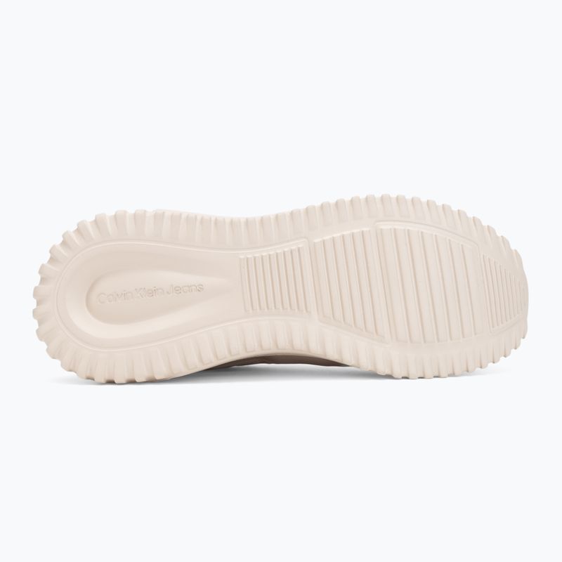 Women's shoes Calvin Klein YW0YW02016 Eva Runner Lace Up Mat Mix 0GN stony beige/turtle dove/silver 4