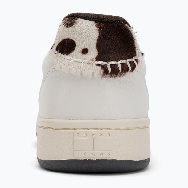 Women's shoes Tommy Hilfiger Archive 98 Calf Hair Tab ecru/dark coffe 6