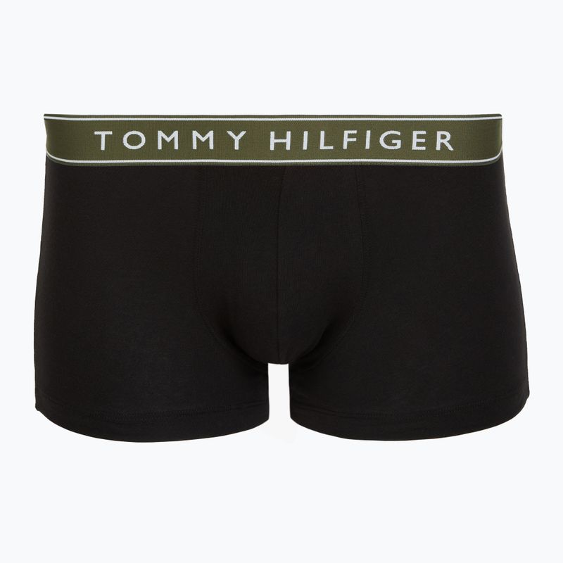 Boxers Tommy Hilfiger Trunk WB 3 pairs brick blue/terra red/army green 4
