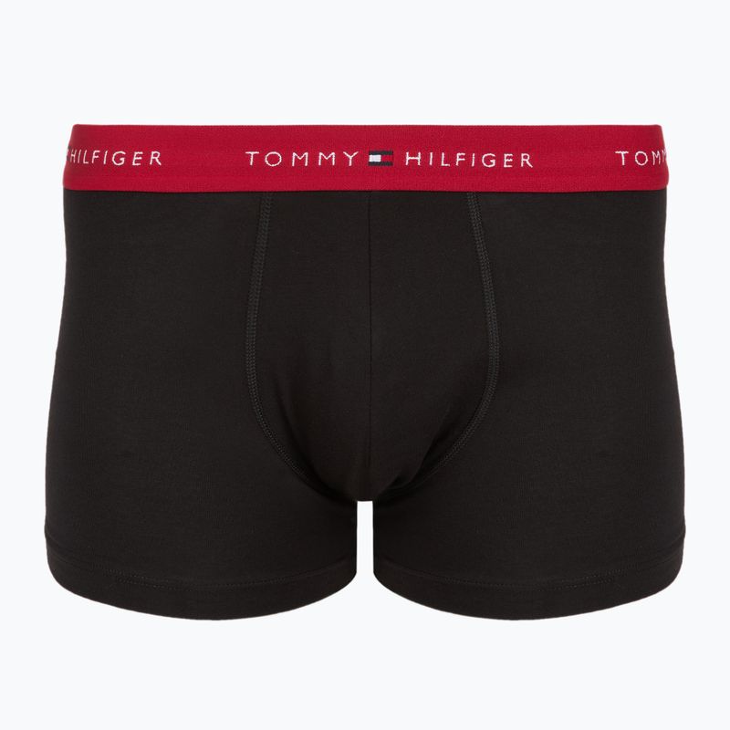 Boxers Tommy Hilfiger Trunk WB 7 pairs blk/mid red/aegean sea/dsrt sky/blu jeans/f r/wht 6
