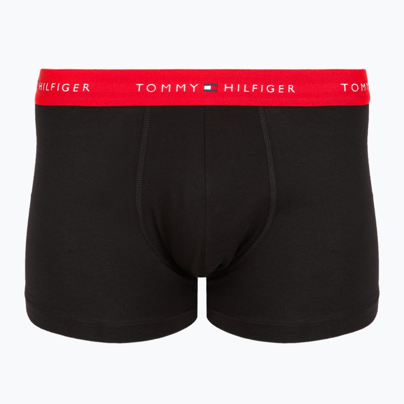 Boxers Tommy Hilfiger Trunk WB 7 pairs blk/mid red/aegean sea/dsrt sky/blu jeans/f r/wht 7
